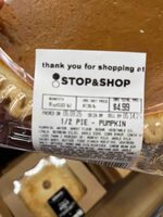 1/2 Pie - Pumpkin