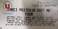 Farci Poitevin cuit au four