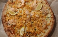 Pizza saumon fumé