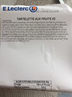 Tartelette aux fruits