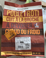 Poulet rôti cuit à la broche