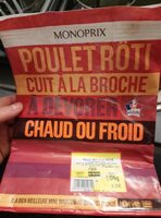 Poulet rôti, cuit à la broche