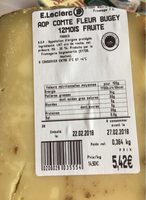 Aop Comté Fleur Bugey
