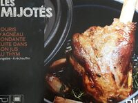 Souris d'agneau fondante cuite dans son jus au thym