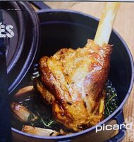 Souris d'agneau fondante cuite dans son jus au thym