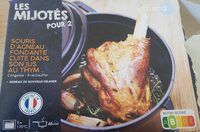 Souris d'agneau fondante cuite dans son jus au thym