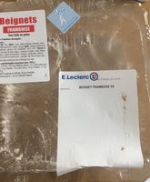 Beignet framboise leclerc