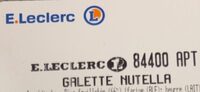 Galette Nutella