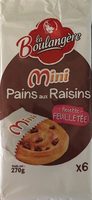 Mini pains aux raisins