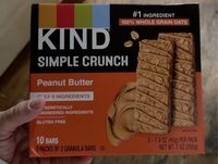 Simple Crunch Peanut Butter Granola Bars