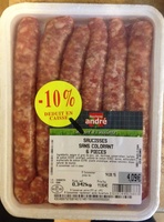 Saucisses sans colorant 6 pièces