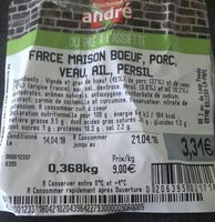 Farce maison