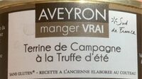 Terrine de campagne à la truffe d’été