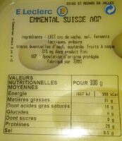 Emmental suisse. AOP
