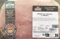 Jambon cuit supérieur 5 tranches