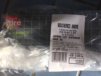 Jambon cuit supérieur sans os
