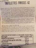 Tartelettes fraise