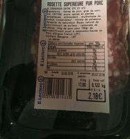 Rosette superieur pur porc