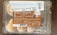 Mini beignets chocolat noisettes
