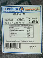 Crêpes maison