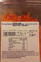 Carottes râpées