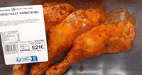 Cuisse poulet barbecue miel