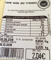 Tomme noire des pyrenees