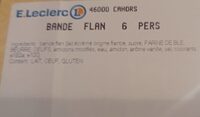Flan 6 personnes