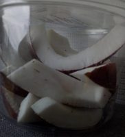 Noix de coco en morceaux