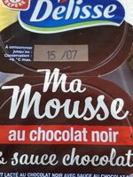 Ma mousse au chocolat noir & sauce chocolat noir