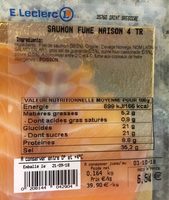 Saumon fumé maison