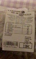 Pain aux céréales a la coupe