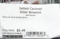 Salted Caramel Killer Brownie
