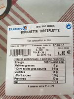 Bruschetta tartiflette