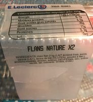 Flan Nature