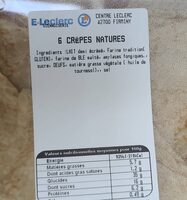 Crepe nature