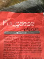 Fougasse chorizo