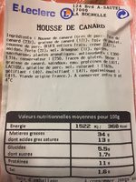 Mousse de canard