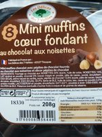 Mini muffins cœur fondant