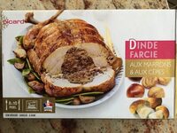Dinde farcie aux marrons et aux cèpes