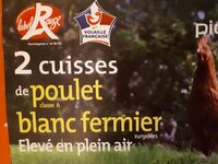 Cuisses de poulet blanc fermier