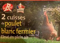 Cuisse de poulet blanc fermier LR