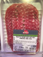 Rosette poivre vert pur porc tranchée sans peau
