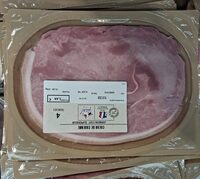 Jambon cuit supérieur cœur de couenne
