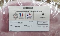 Jambon supérieur cuit au torchon