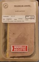 Mousse de foie maigre de canard qualité supérieure