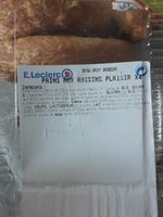 Pain au raisin leclerc