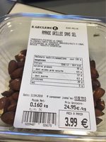 Amande grillee sans sel