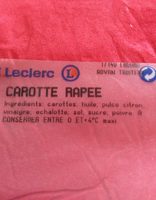 Carotte rapee