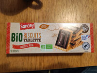 Biscuits tablette chocolat noir